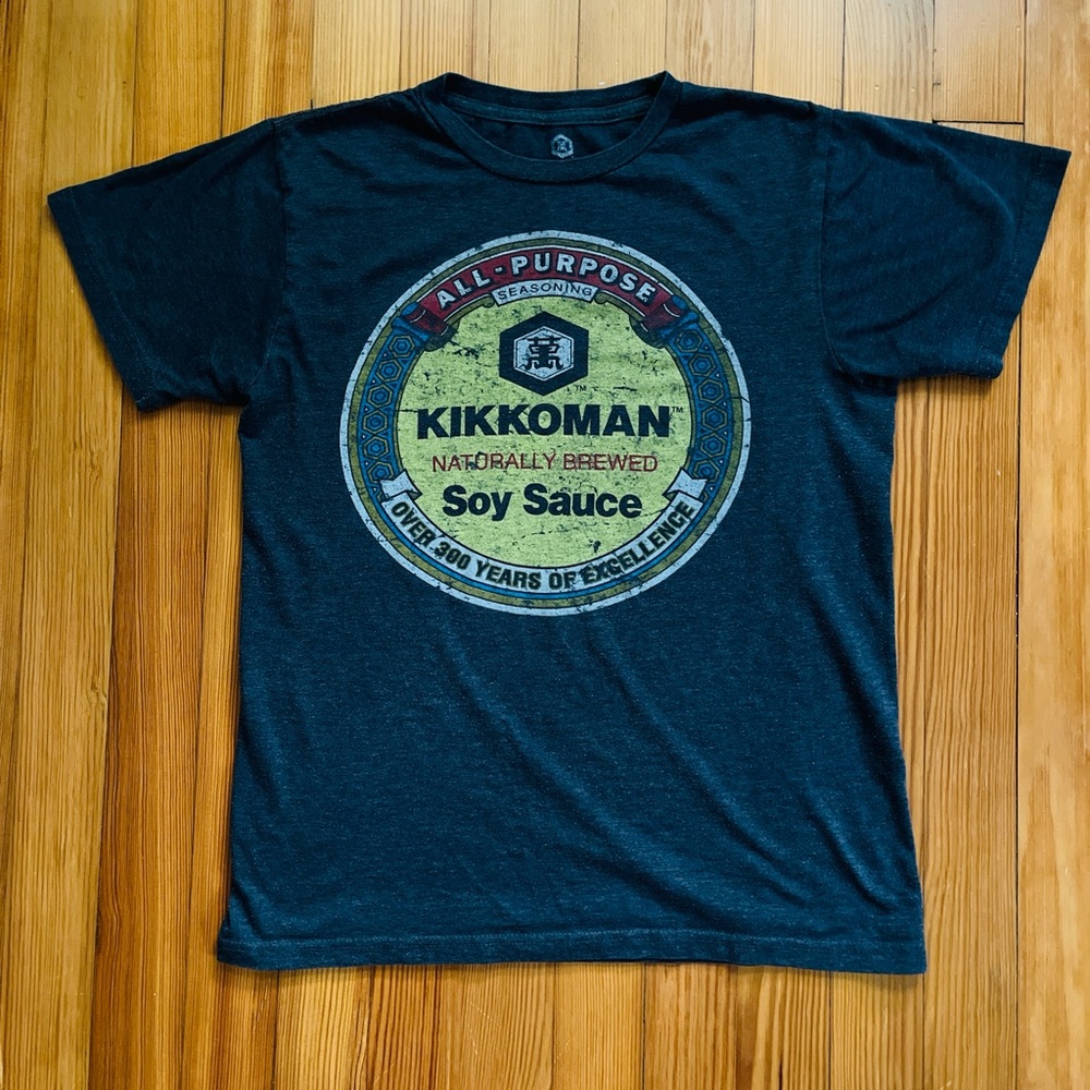 Kikkoman Soy Sauce Small Gray T-shirt - Picture 2 of 3